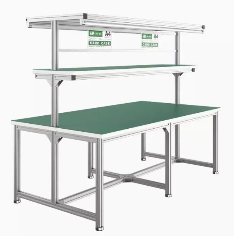 Woodworking Garage - ワークベンチガレージカスタマイズ可能な木工ワークベンチ二層式ワークベンチモバイルワークベンチフラット衣類裁断テーブル