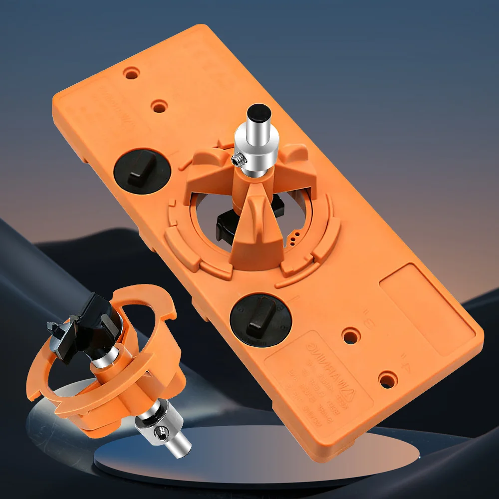 Woodworking Jig - 35mm 隠しヒンジジグキット - フェイスフレームキャビネットおよび食器棚ドアヒンジ取り付け用木工ツール (耐久性と使いやすさ)