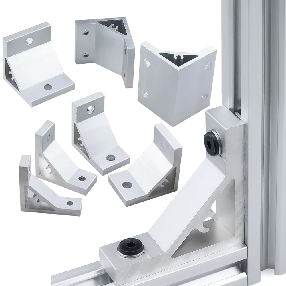 Woodworking Joint Types - 4 個 90 度コーナーアングルブラケット 2020 3030