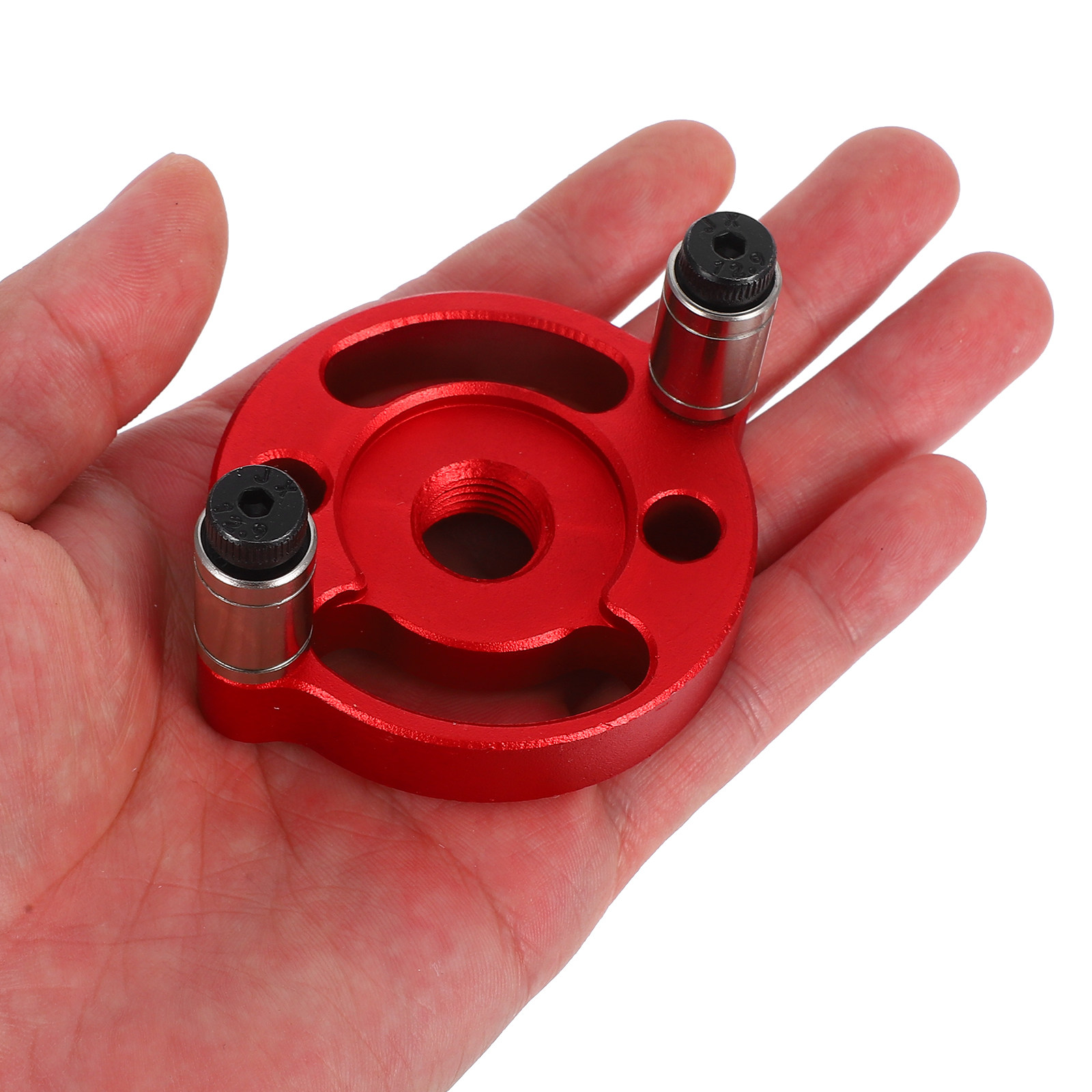 Woodworking Jig - 木工用ダボジグセット、精密穴あけ位置決めツール、木材接合用ポータブル穴あけガイド、センターパンチロケーター