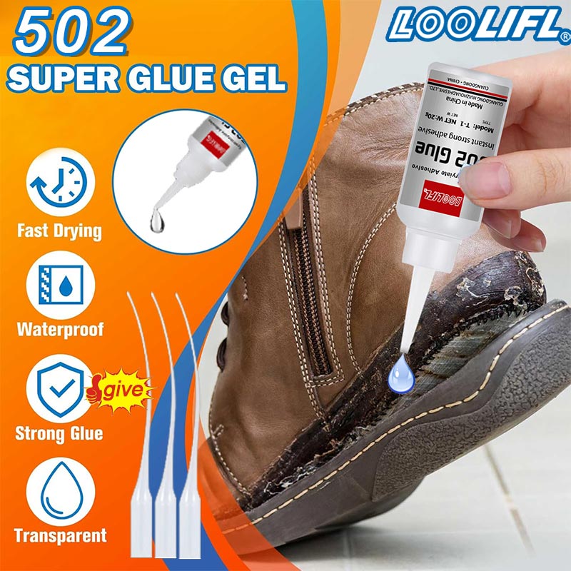 Woodworking Glue - 1-3pcs、20ml、502極度の接着剤、速乾性のシアノアクリレートの接着剤、革、ゴム、木、金属、ガラス、強い付着力の液体の接着剤用具は、接着剤の管を送るために白くなく、長続きがし、耐久、無料である！