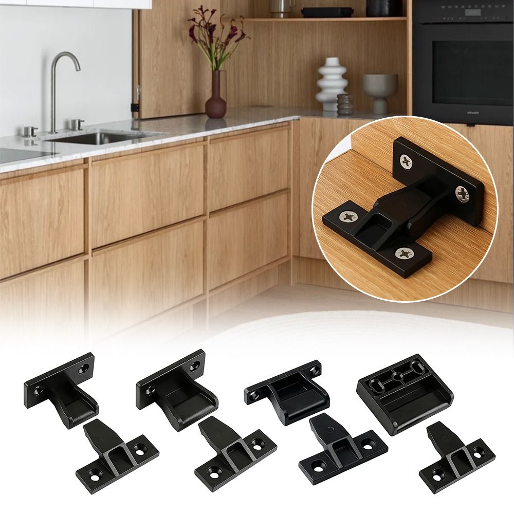 Woodworking Joint Types - 10個入り調整可能な家具コネクター、汎用耐久性プッシュオンコーナーバックル、多用途台座パネルコネクター