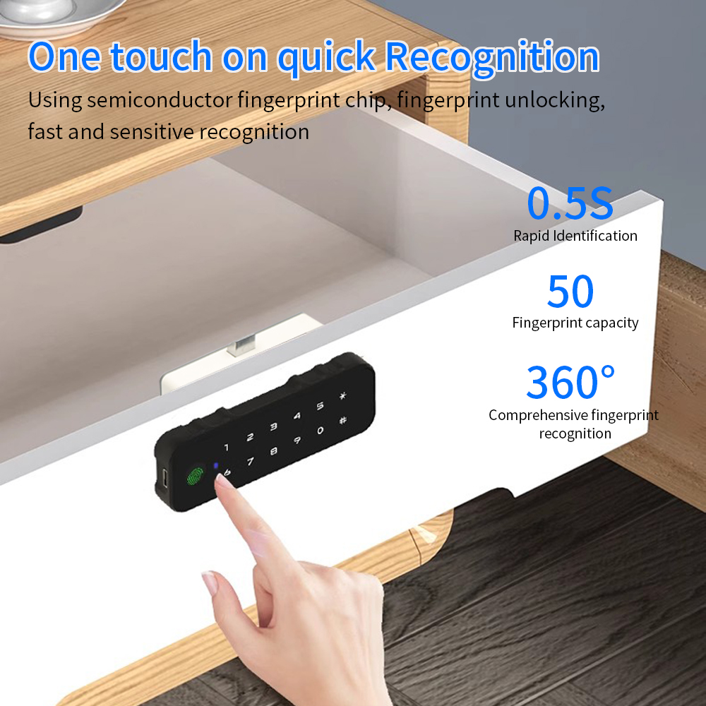Tuya Bluetooth スマート木製キャビネット指紋ロ - Woodworking Veneer のレビューと価格