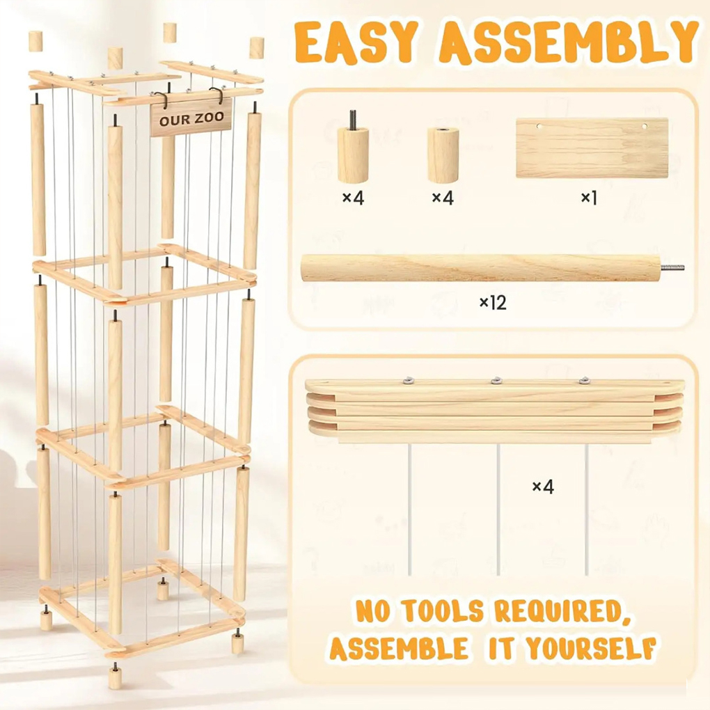 人形整理収納オーガナイザーホルダー おもちゃ用 組み立て式  - Woodworking Hobbies のレビューと価格