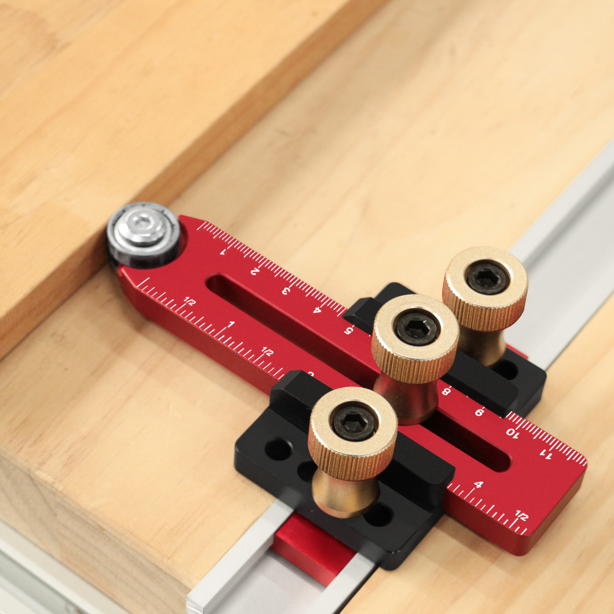 薄型リップジグテーブルソージグガイド、2つのガイドベアリング - Woodworking Jig のレビューと価格