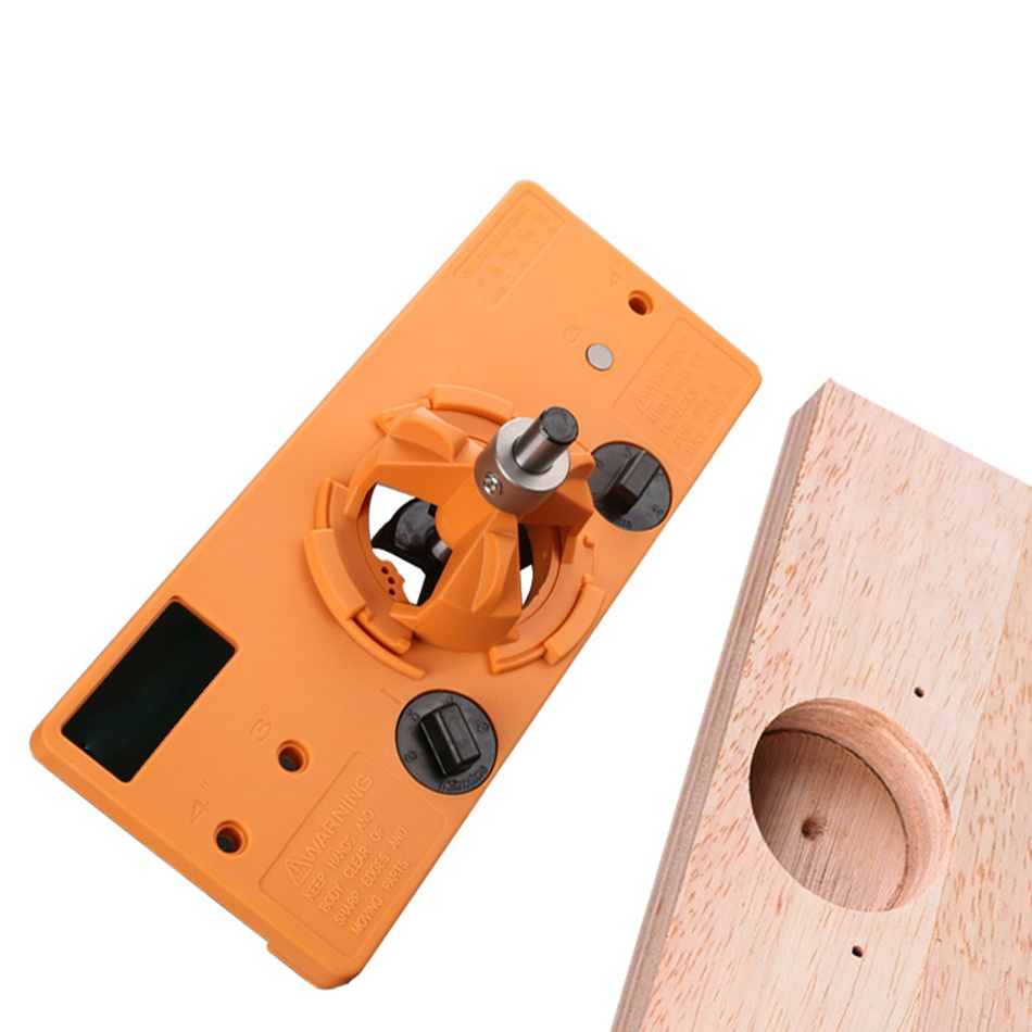 35mm 隠しヒンジジグキット - フェイスフレームキャビネ - Woodworking Jig のレビューと価格