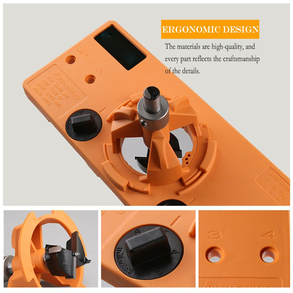 35mm 隠しヒンジジグキット - フェイスフレームキャビネ - Woodworking Jig のレビューと価格