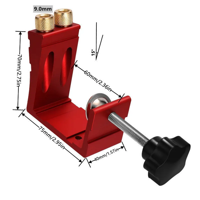 1 セットポケット穴ジグ木工用斜め精密位置決めツールダボ作成 - Woodworking Jig のレビューと価格