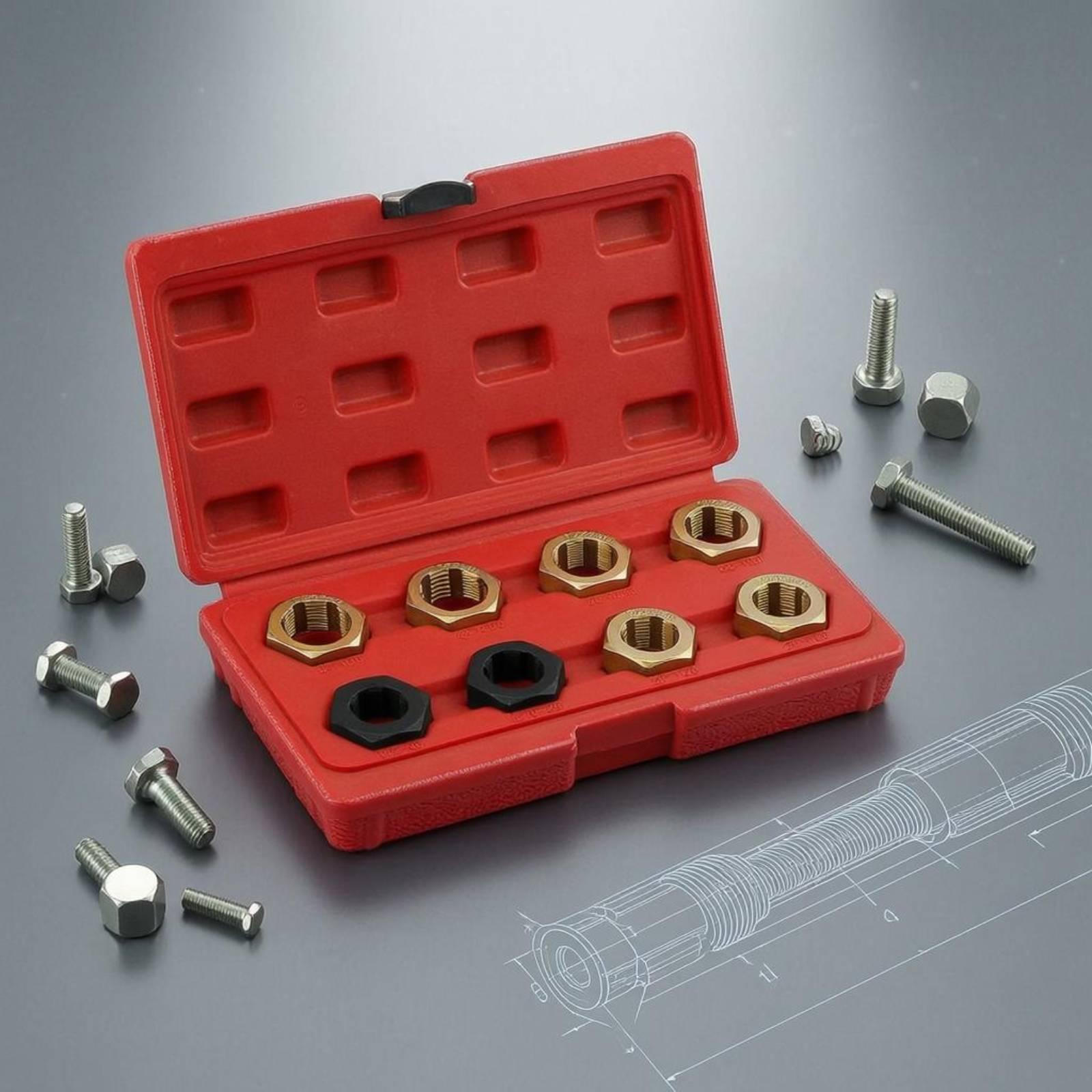 ねじ切り工具六角ダイスセット合金自動車ねじ山修理キット（ガレ - Woodworking Garage のレビューと価格