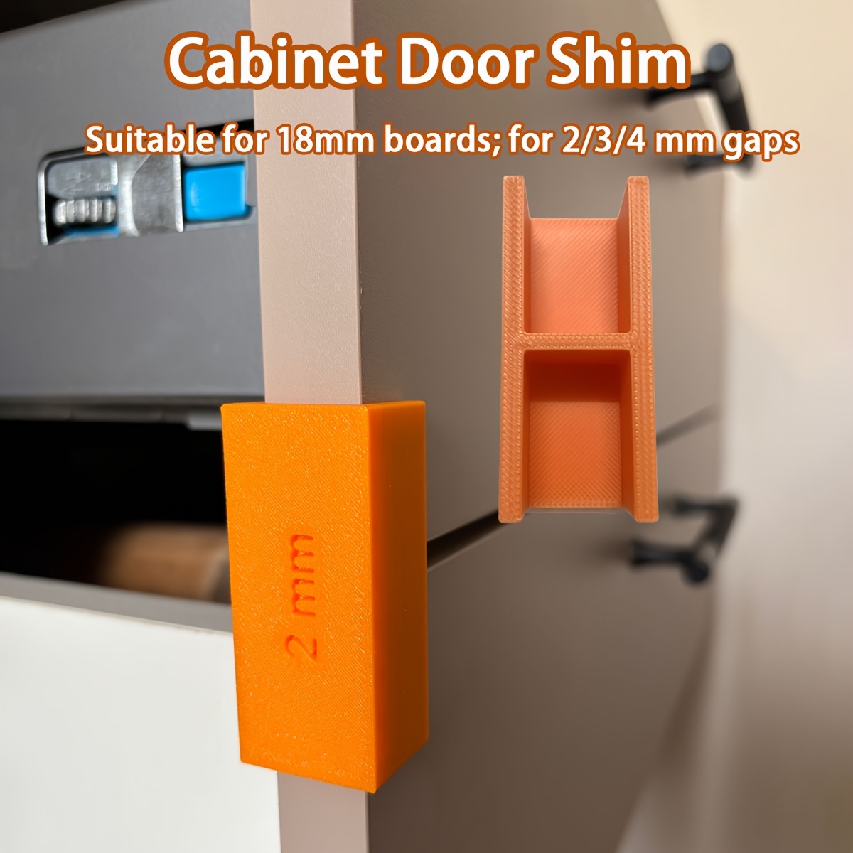 キャビネットドアシムスペーサー、18mm引き出しボード家具設 - Woodworking Zone のレビューと価格