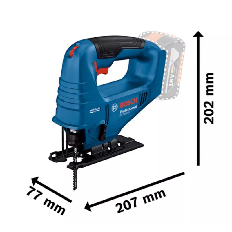 ボッシュ GST 183-LI プロフェッショナル電動ジグソ - Woodworking Jig のレビューと価格