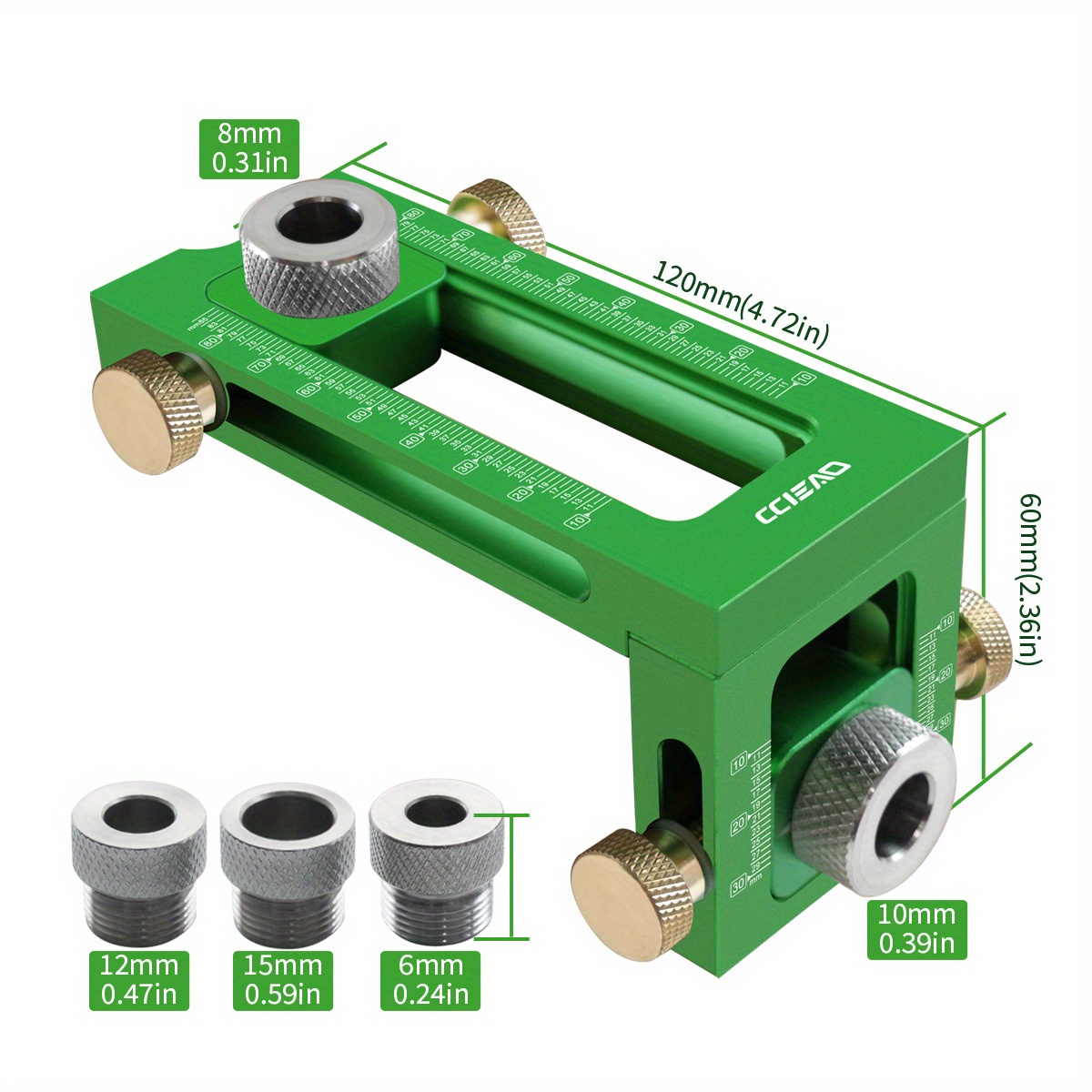 スクリュー治具 2-in-1 調整可能な木工掘削パンチャーロ - Woodworking Jig のレビューと価格