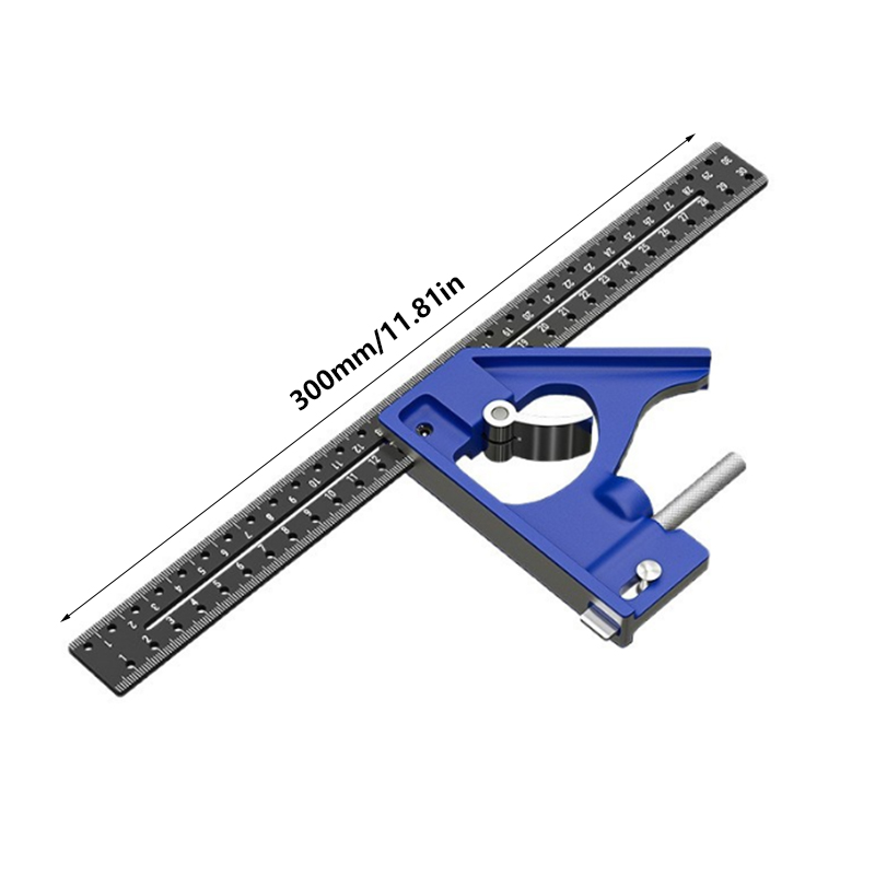 30 センチメートル精密マーキング直角定規 45/90 度穴 - Woodworking Project Plans のレビューと価格