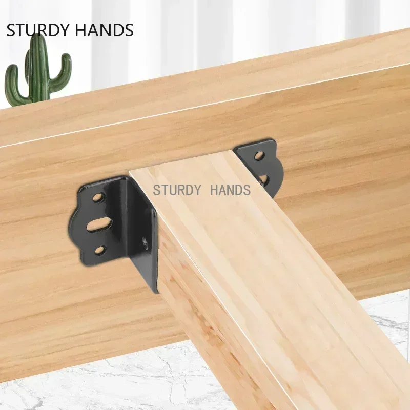 4 ピース/ロット冷間圧延鋼ベッドステッド固定アクセサリーベ - Woodworking Joint Types のレビューと価格