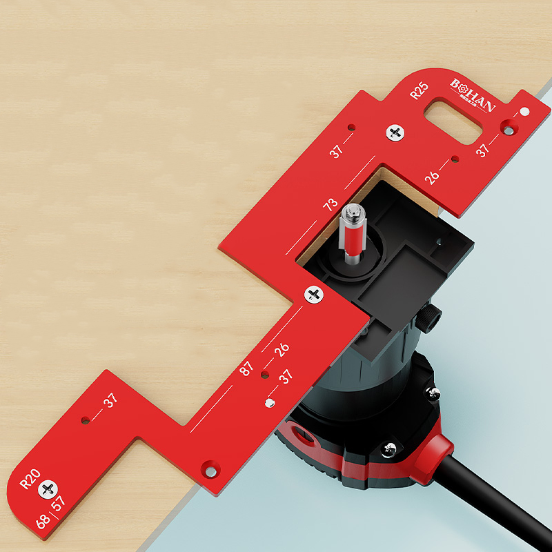 目に見えない埋め込みハンドルスロッティングテンプレート、ワー - Woodworking Project Plans のレビューと価格