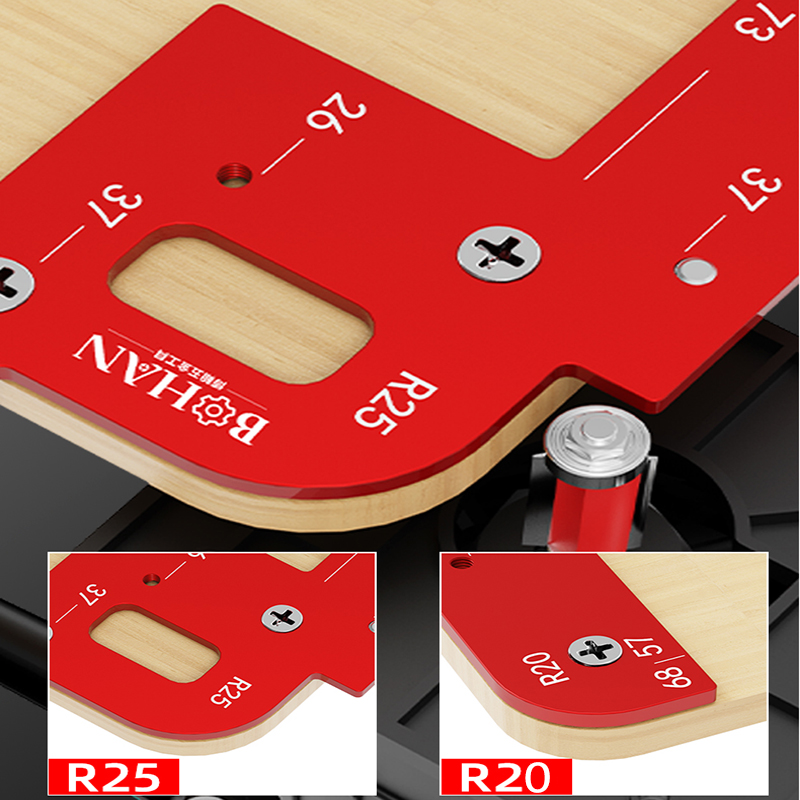 目に見えない埋め込みハンドルスロッティングテンプレート、ワー - Woodworking Project Plans のレビューと価格