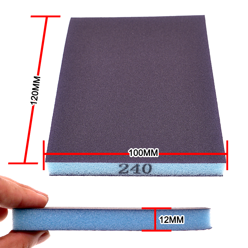 100X120X12mm サンディングスポンジ サンドペーパ - Woodworking Veneer のレビューと価格