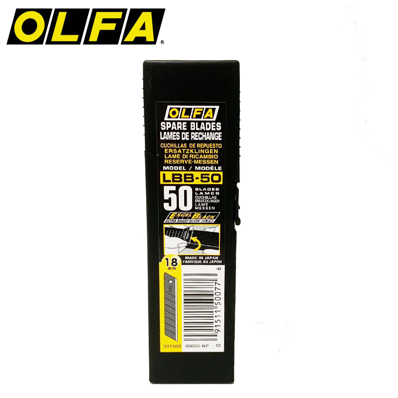 Olfaブレードブラックタイプ18mm LBB-10 LBB - Woodworking Nl のレビューと価格