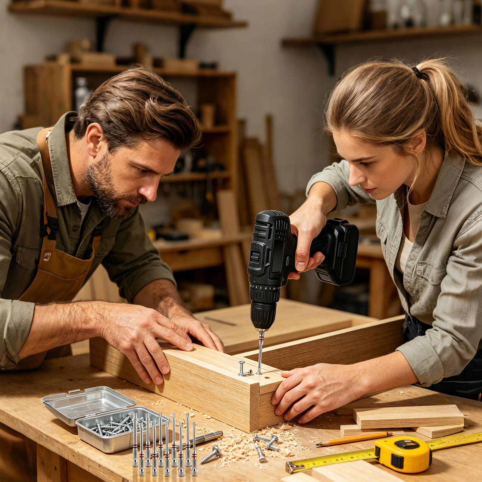 六角ドライバービット 10 個 65 ミリメートル長さ S2 - Woodworking Garage のレビューと価格