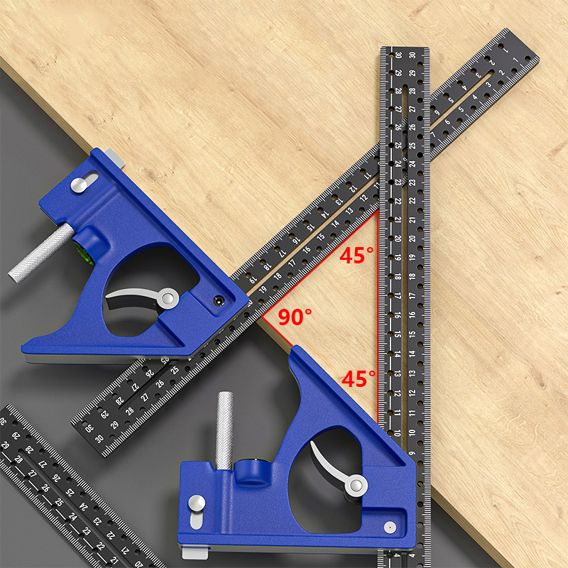 30 センチメートル精密マーキング直角定規 45/90 度穴 - Woodworking Project Plans のレビューと価格