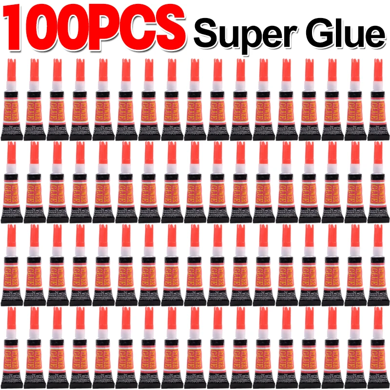 100x 液体瞬間接着剤木材ゴム金属ガラスシアノアクリレート - Woodworking Glue のレビューと価格