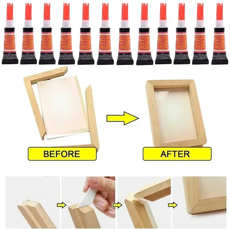 100x 液体瞬間接着剤木材ゴム金属ガラスシアノアクリレート - Woodworking Glue のレビューと価格